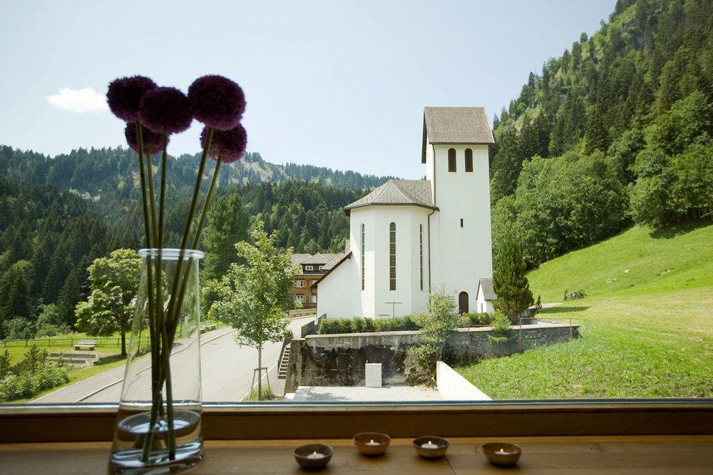 Hotel Alpenrose Ebnit ドルンビルン エクステリア 写真